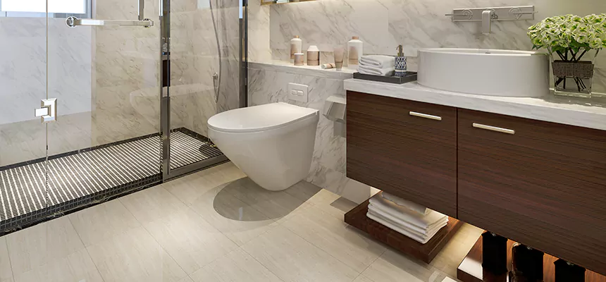 Burst Pipe Bathroom Cleanup in Waypoint